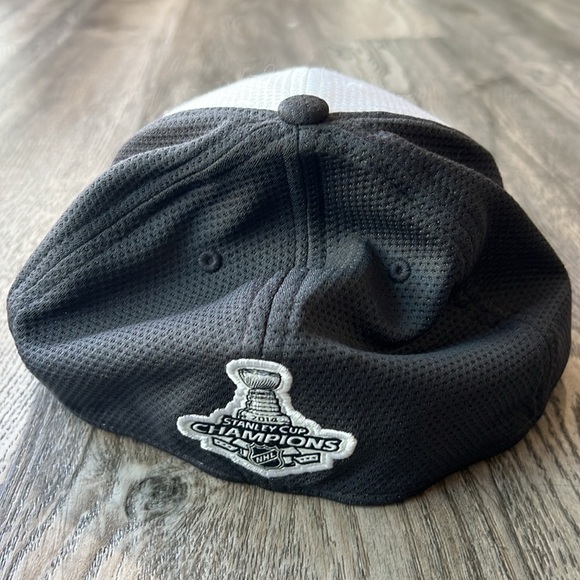 New Era Hat Gray and White Los Angeles Kings Stanley Cup 2014 Hat One Size - Picture 8 of 11